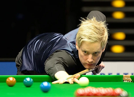 Playing Snooker